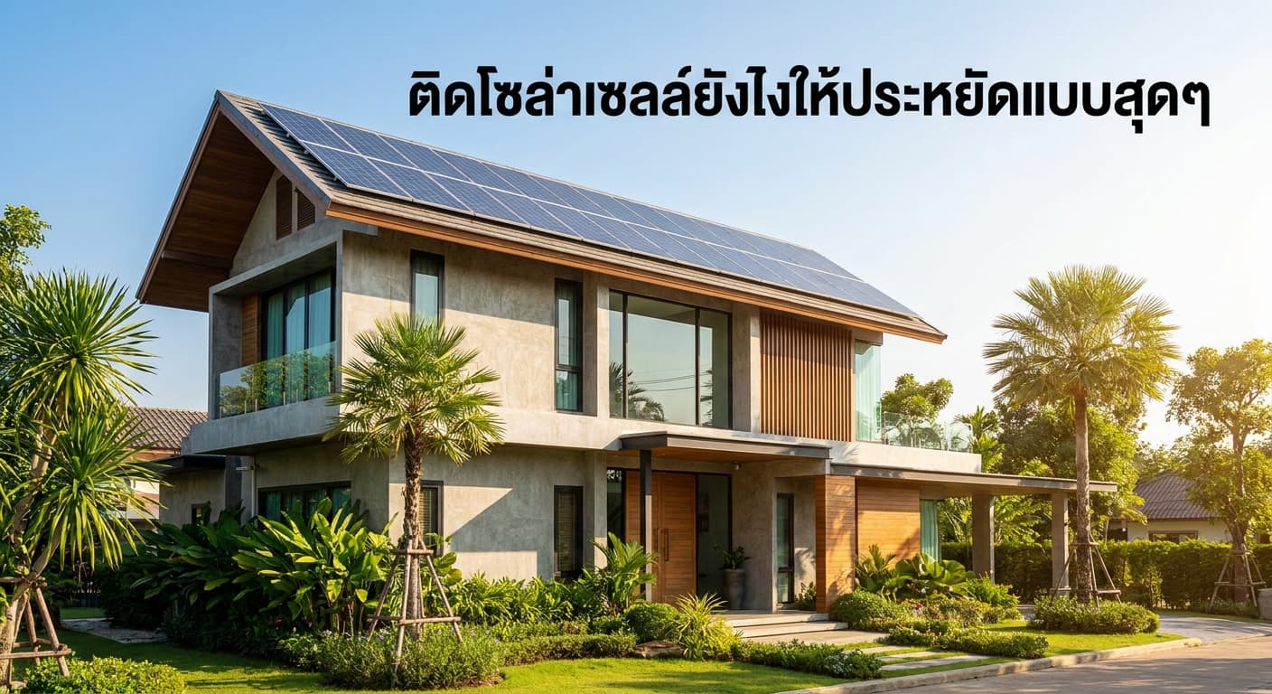 ติดโซล่าเซลล์ยังไงให้ประหยัดแบบสุดๆ เคล็ดลับลดค่าไฟชาวขอนแก่น โดย Aneetech