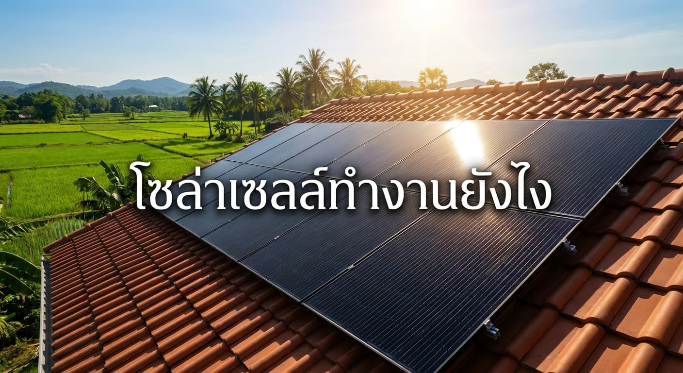 โซล่าเซลล์ทำงานยังไง? คู่มือฉบับเข้าใจง่ายสำหรับชาวขอนแก่น โดย เอนีเทค